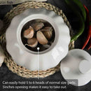 Axya Ceramic Garlic Storage Jar - Kitchen Household Container
