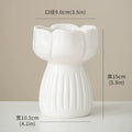 Axyaa Red Ceramic Vase: Elegant Living Room Decor & High-End Ornament