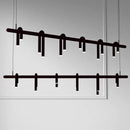 Axyaa Nordic Iron LED Chandelier: Creative Home Decor Lighting Fixture