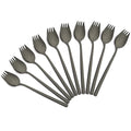 Axyaa Stainless Steel Dessert Fork and Spoon Set