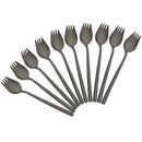 Axyaa Stainless Steel Dessert Fork and Spoon Set