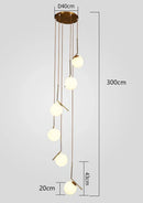 Axyaa Modern LED Ceiling Lamp Chandelier for Bedroom & Dining Room