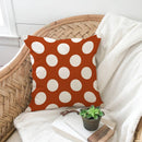 Axyaa Linen Red Christmas Pillows 45x45 for Living Room Decor