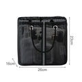 Axyaa Mesh Drainage Bathing Basket: Large Capacity, Foldable, Shower Bag for Travel & Home