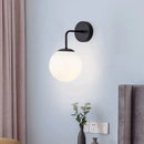 Axyaa Modern LED Glass Ball Wall Lights for Bedroom, Living Room, Study, Corridor
