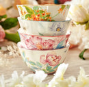 Axyaa Chinese Ceramic Rice Bowls Set - High-End Tableware and Beautiful Small Bowls