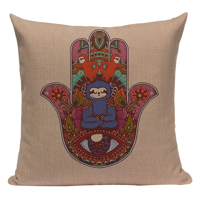 Axyaa Pug Dog Sport Symmetry Cushion Cover Pillow Case