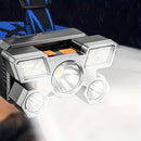 Axya Rechargeable Headlamp: Waterproof Lightweight Headlight with 4 Modes for Outdoor Activities
