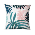Axyaa Tropical Palm Leaf Print Cushion Cover for Living Room, Bedroom, and Car