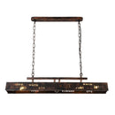 Axyaa Retro Industrial Chandelier: Vintage American Style for Restaurant, Bar, and Home