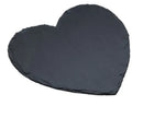 Axya Heart-Shaped Slate Dinner Plate - Elegant Stone Food Tray