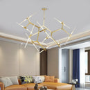 Axyaa Satellite LED Chandelier for Home Decor Lighting