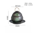 Axyaa Ceramic Egg Shape Bowl with Lid for Soup and Desserts
