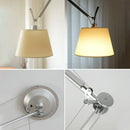 Axyaa Nordic Swing Arm Chandelier, Retractable LED Ceiling Lamp for Home Decoration