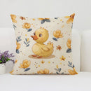 Axyaa Cute Duck Pillowcase 45x45 for Living Room & Bed Pillows