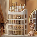 Axyaa Clear Drawer Cosmetic & Jewelry Organizer: Large Capacity, Multi-layer Desktop Storage Box