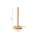 Axyaa Beech Wood Paper Towel & Cling Film Storage Rack