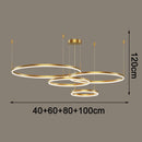 Axyaa LED Chandelier Pendant Light for Modern Dine Room, Indoor Living Room Ceiling Lamp