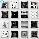 Axyaa Geometric Portrait Pillowcase - Stylish Home & Office Cushion Cover