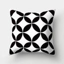 Axyaa Geometric Star Square Pillow Cover - Modern Home Decor Art Print