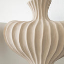 Axyaa Retro Ceramic Vase: Stylish Home Decor Sculpture for Flowers and Dried Arrangements