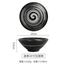 Axyaa Vintage Ramen Bowl Ceramic Hat Bowl Restaurant Tableware Horn Bowls