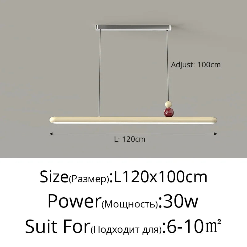 Axyaa Wood Chandelier: Minimalist High-End Pendant Lamp for Living Room