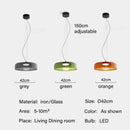 Axyaa Glass Lampshade Pendant Chandelier - Minimalist LED Lighting for Home Decor