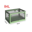 Axyaa Foldable Storage Box with Lid: Large Capacity Organizer for Toys, Books, and More