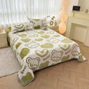 Axyaa Panda Print Milk Velvet Queen Size Blanket - Soft & Warm Flannel Sofa Throw