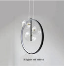 Axyaa Modern Nordic Glass Pendant Light for Bar Desk, Restaurant, Staircase, Bedroom, and Bedhead