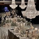 Axyaa Luxury European Crystal Chandelier for High Ceiling Staircase.LatLngere