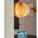 Axyaa Nordic Wooden Pendant Chandelier for Modern Minimalist Living Spaces
