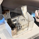 Axyaa Makeup Organizer Storage Box for Cosmetics, Brushes, Lipstick, Nail Polish & Remover