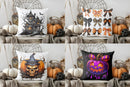 Haunted House & Bat Halloween Decor Pillow Cover for Axyaa - Sofa Bedroom Car Decor
