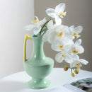 Axyaa Ceramic Handle Vase Hydroponics Terrarium Flower Arrangement Home Decor