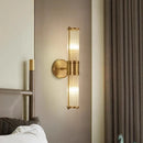 Axyaa Copper Crystal LED Wall Lamp - Luxurious Modern Decor Frame