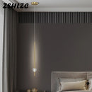 Axyaa Nordic Crystal Pendant Chandelier in Black & Gold Copper - Stunning Lighting for Home