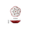 Axyaa Retro Ceramic Fruit Bowl Set for Stylish Table Presentation