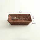 Axyaa Rattan Snacks Tray for Home Kitchen Storage and Serving