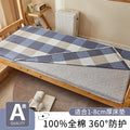 Axyaa Cotton Student Mattress Cover, All-Inclusive Zipper, Single Piece