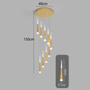 Axyaa Modern LED Pendant Chandeliers for Living Room Staircase Hanging Light