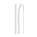 Axyaa Glass Straw Set - 3/5/10/11Pcs Reusable Eco Friendly Drinking Straws