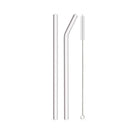 Axyaa Glass Straw Set - 3/5/10/11Pcs Reusable Eco Friendly Drinking Straws