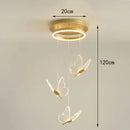 Axyaa Modern Dine Room Pendant Lights Indoor LED Chandelier Ceiling Lamp