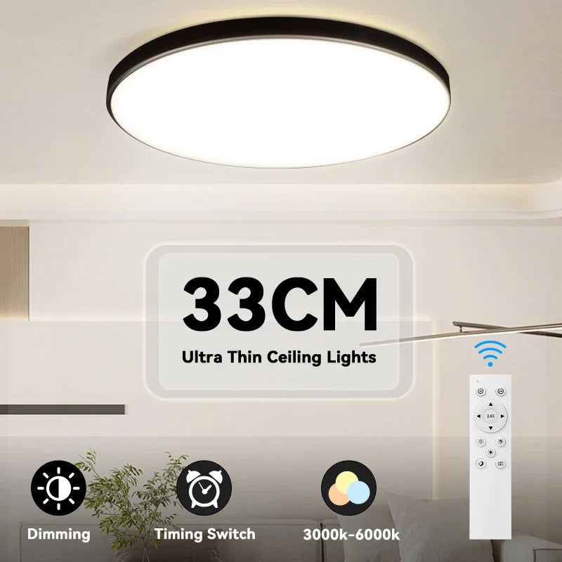 Axyaa Smart LED Ceiling Chandelier for Modern Living Room Lighting