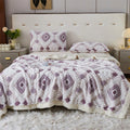 Axyaa Jacquard Lambswool Blanket: Warm, Skin-Friendly, Queen King Size Comforter