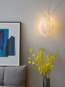 Axyaa Feather Wall Lamp: Modern Minimalist Bedside Lamp for a Warm & Romantic Ambiance