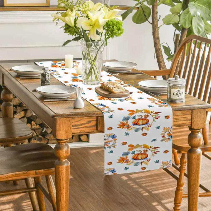 Axyaa Maple Leaf Table Runner Home Decoration for Dining Tables and Wedding Party