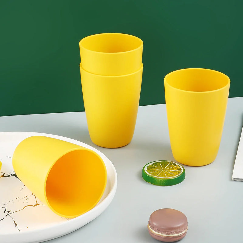 Axyaa Reusable Plastic Cups for Home, Restaurant, Picnics, Camping - Set of 6